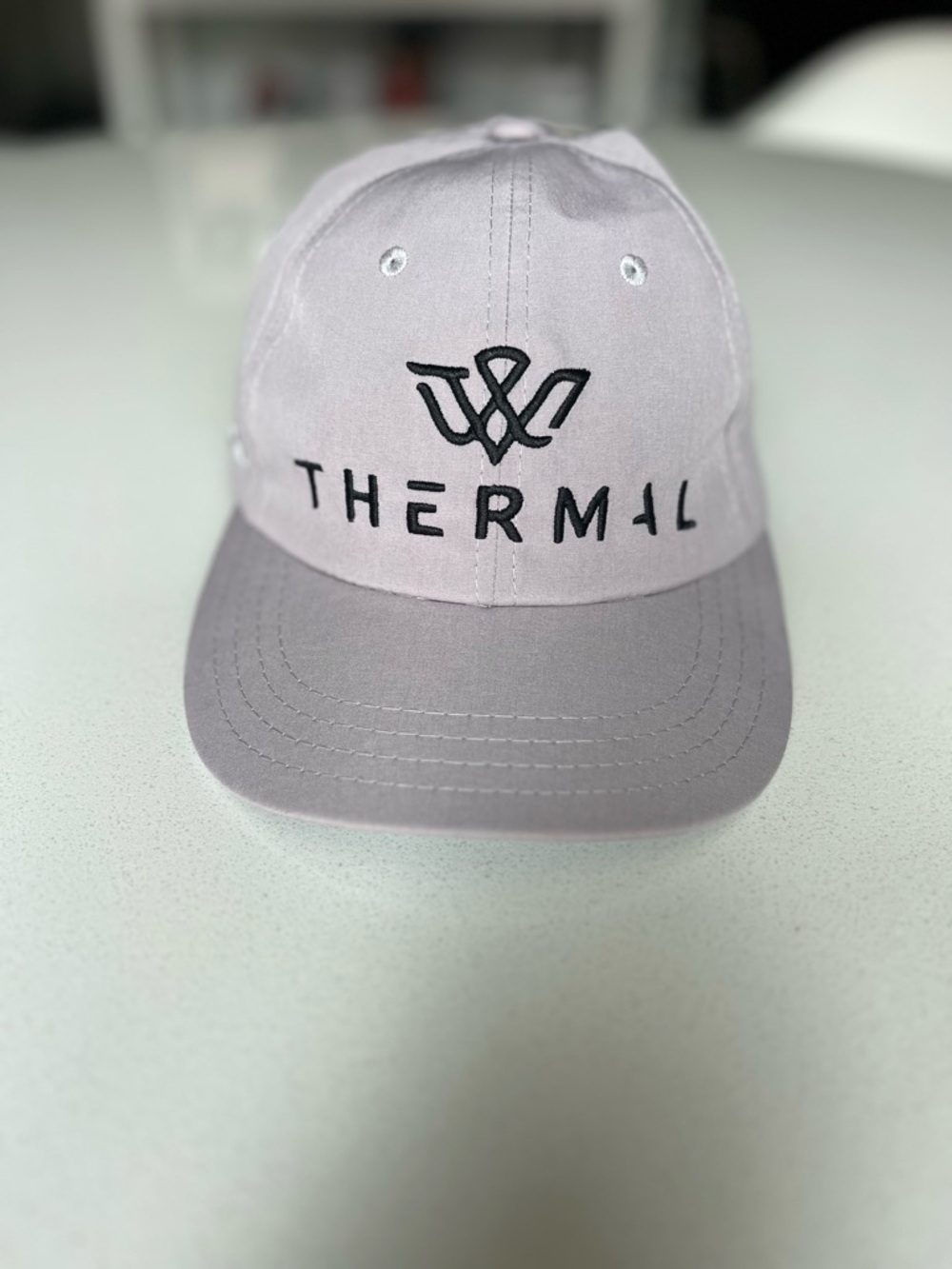 Thermal Embroidered Logo Baseball Cap - Light gray Ferrari club